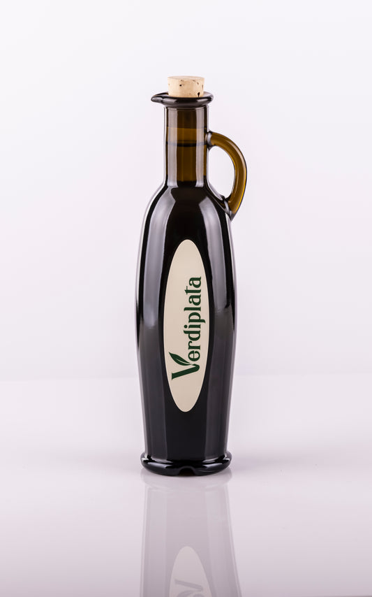 Ánfora 100ml AOVE Ecológico Verdiplata Con Estuche. Variedad Marteña. 24 Uds.